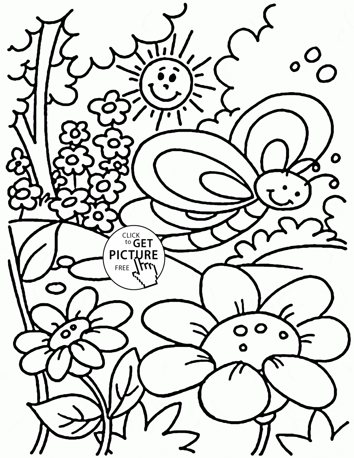 29 Fresh Spring Coloring Pages Printable 8