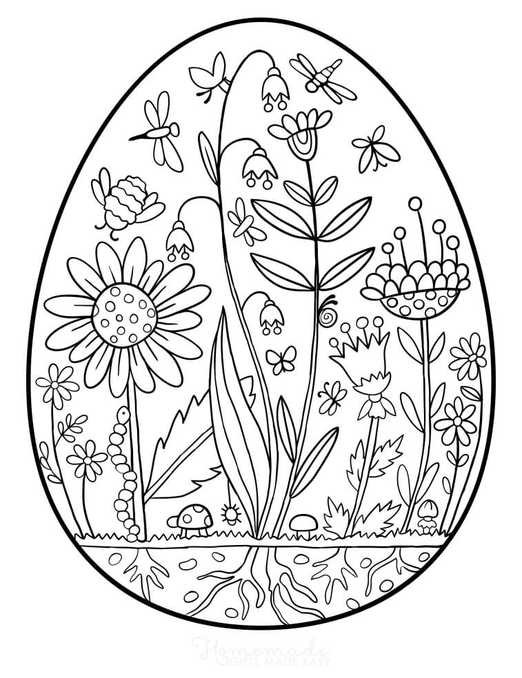 29 Fresh Spring Coloring Pages Printable 9