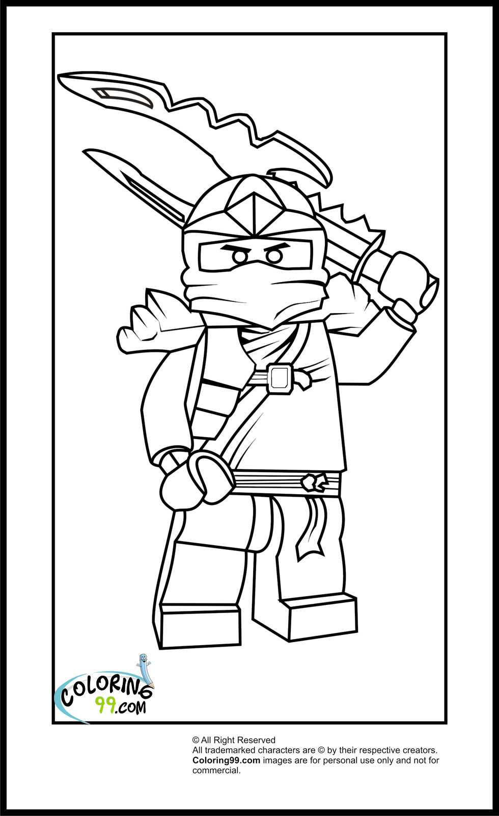 29 Rad Lego Ninjago Coloring Pages Printable 12