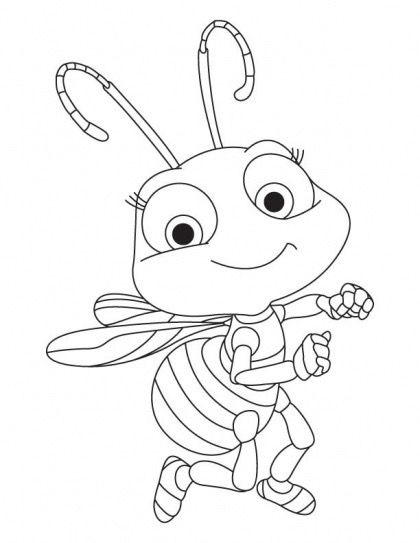 30 Busy Bee Coloring Pages Printable 17