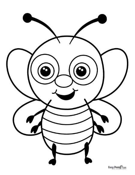 30 Busy Bee Coloring Pages Printable 2