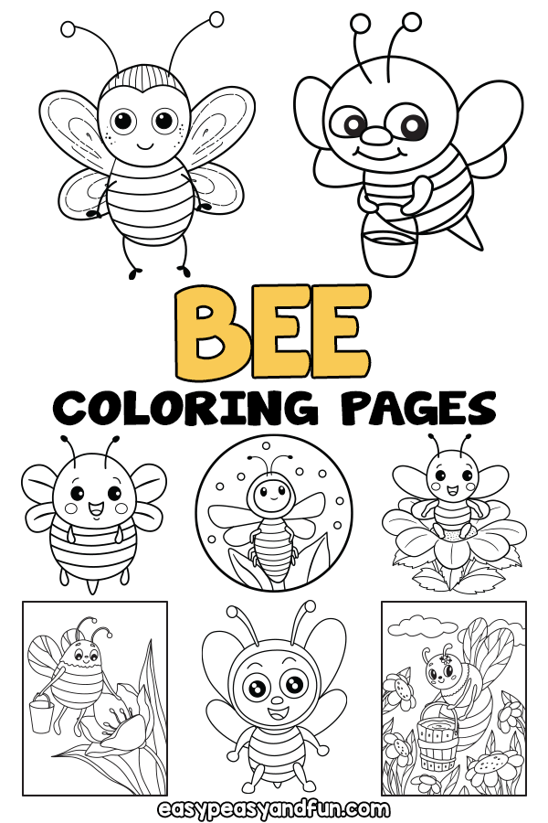 30 Busy Bee Coloring Pages Printable 25