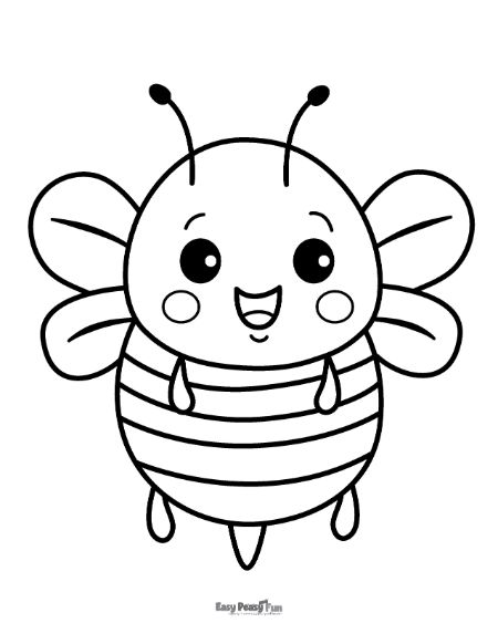 30 Busy Bee Coloring Pages Printable 26