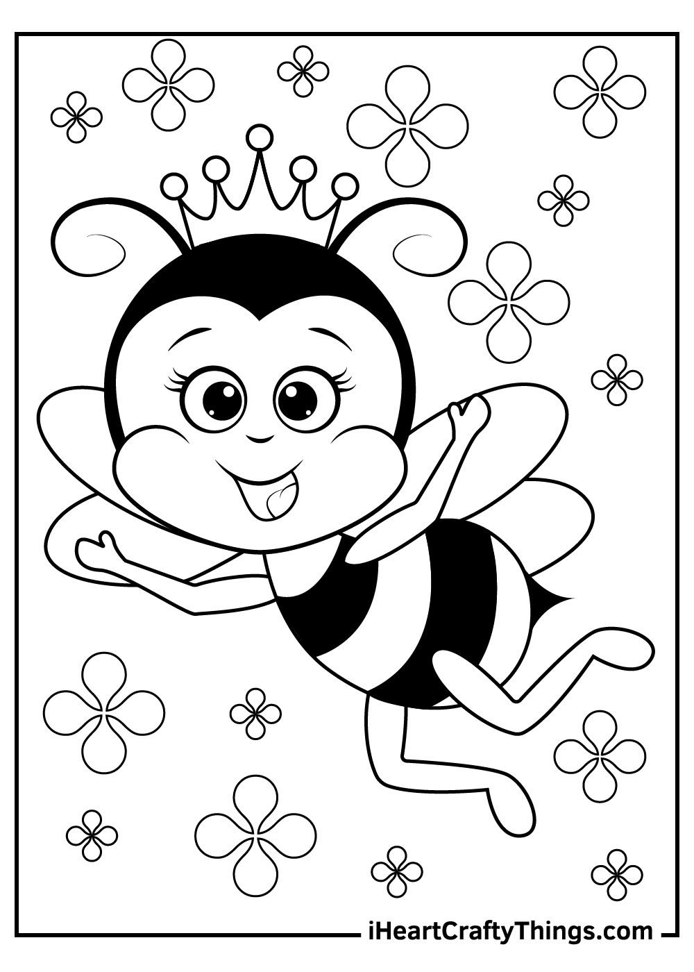 30 Busy Bee Coloring Pages Printable 28