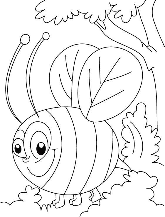 30 Busy Bee Coloring Pages Printable 3