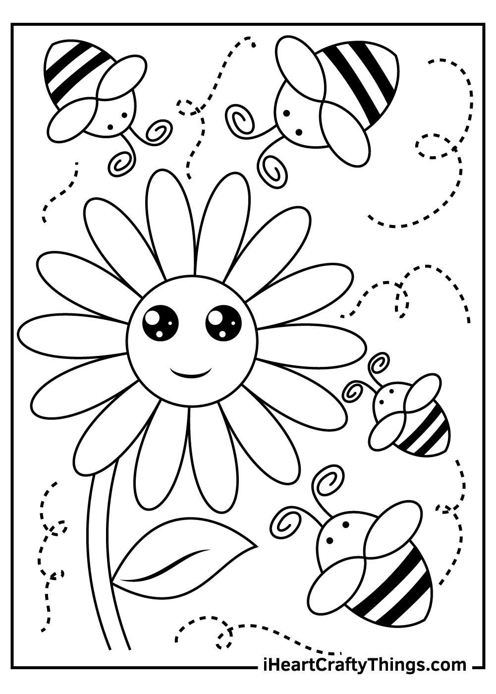 30 Busy Bee Coloring Pages Printable 5