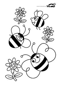 30 Busy Bee Coloring Pages Printable 6