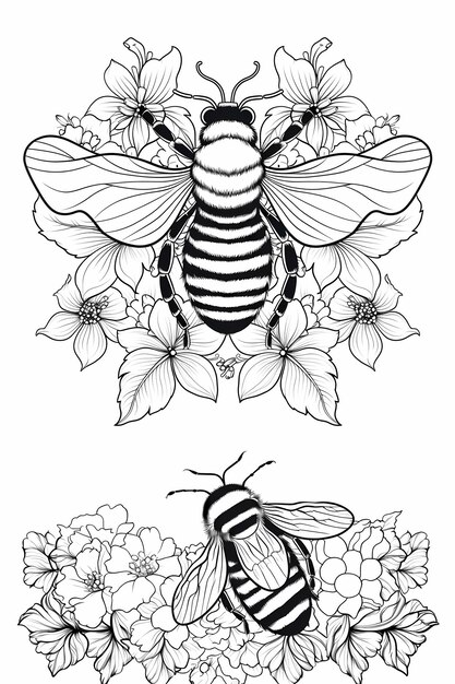 30 Busy Bee Coloring Pages Printable 9