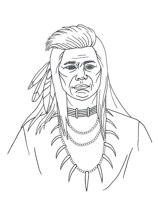 31 Cultural Native American Coloring Pages Printable 10