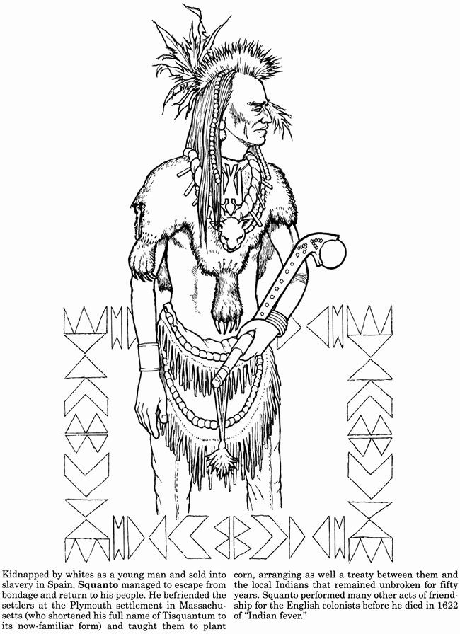 31 Cultural Native American Coloring Pages Printable 17