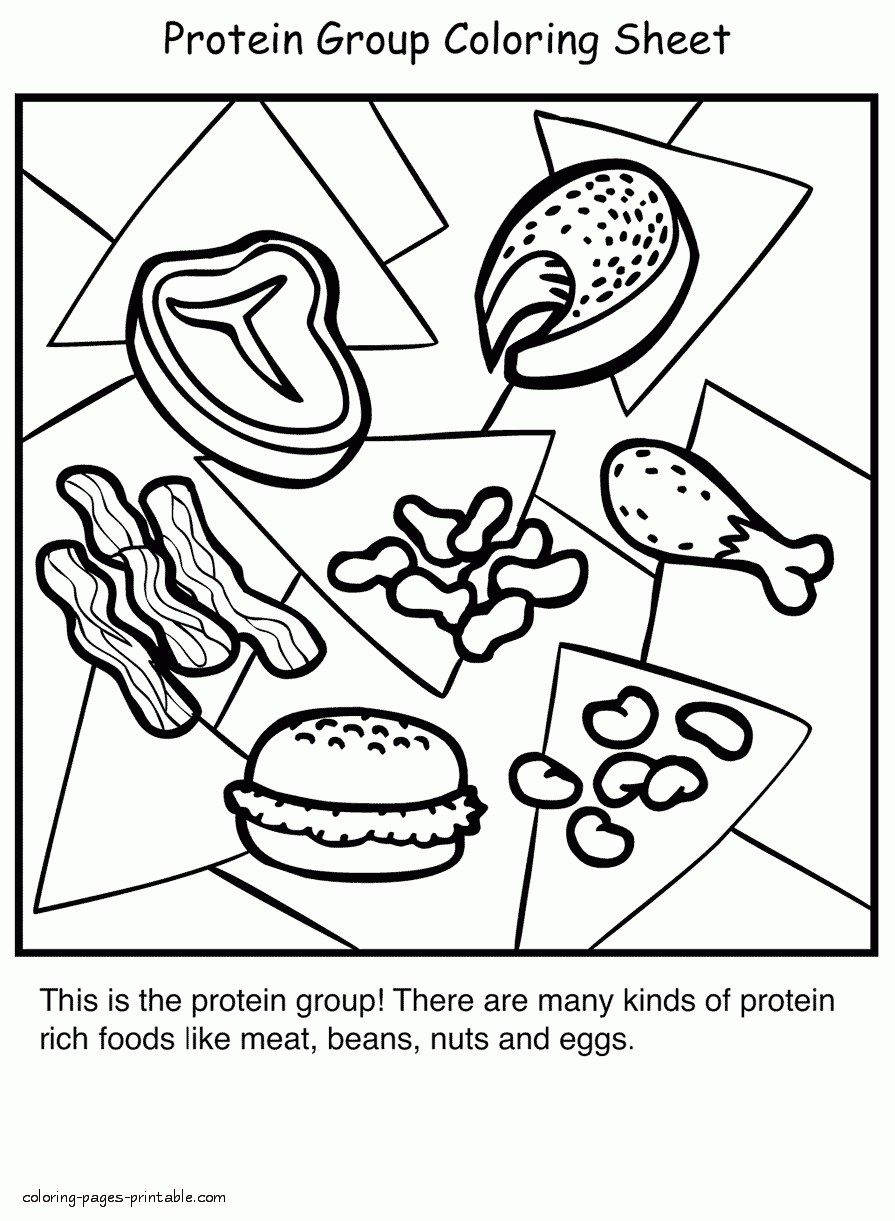 31 Delectable Food Coloring Pages Printable 19