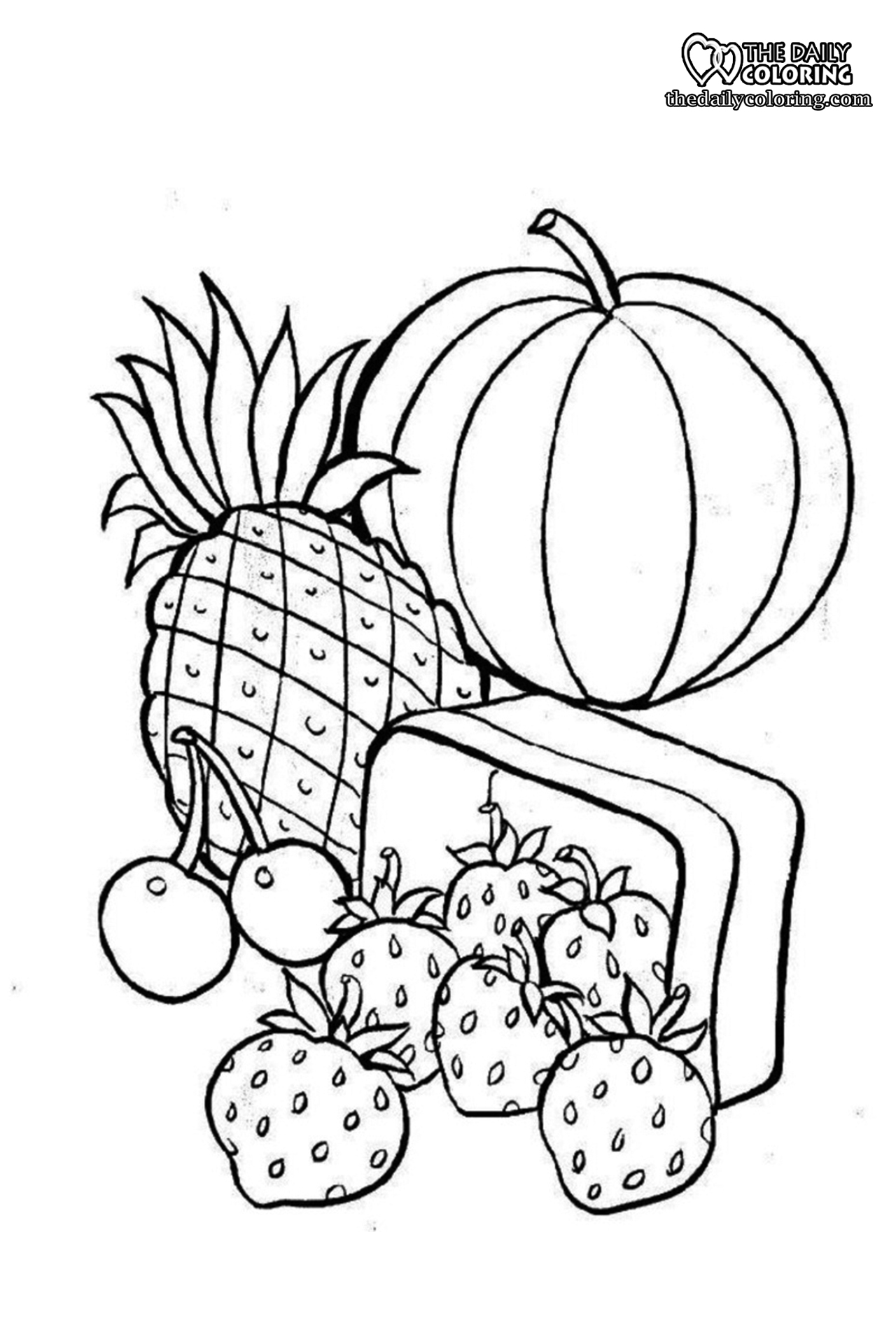 31 Delectable Food Coloring Pages Printable 25