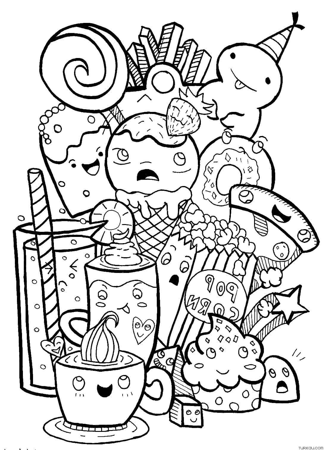 31 Delectable Food Coloring Pages Printable 28