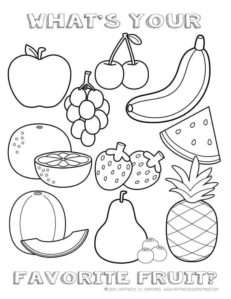 31 Delectable Food Coloring Pages Printable 7