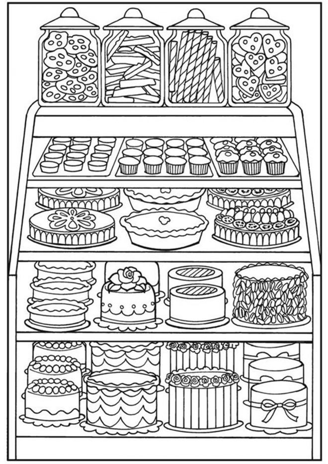 31 Delectable Food Coloring Pages Printable 8