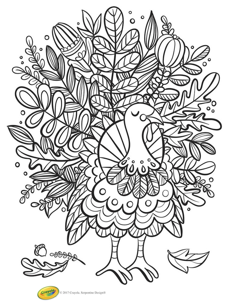 32 Joyous Thanksgiving Coloring Pages Printable 19