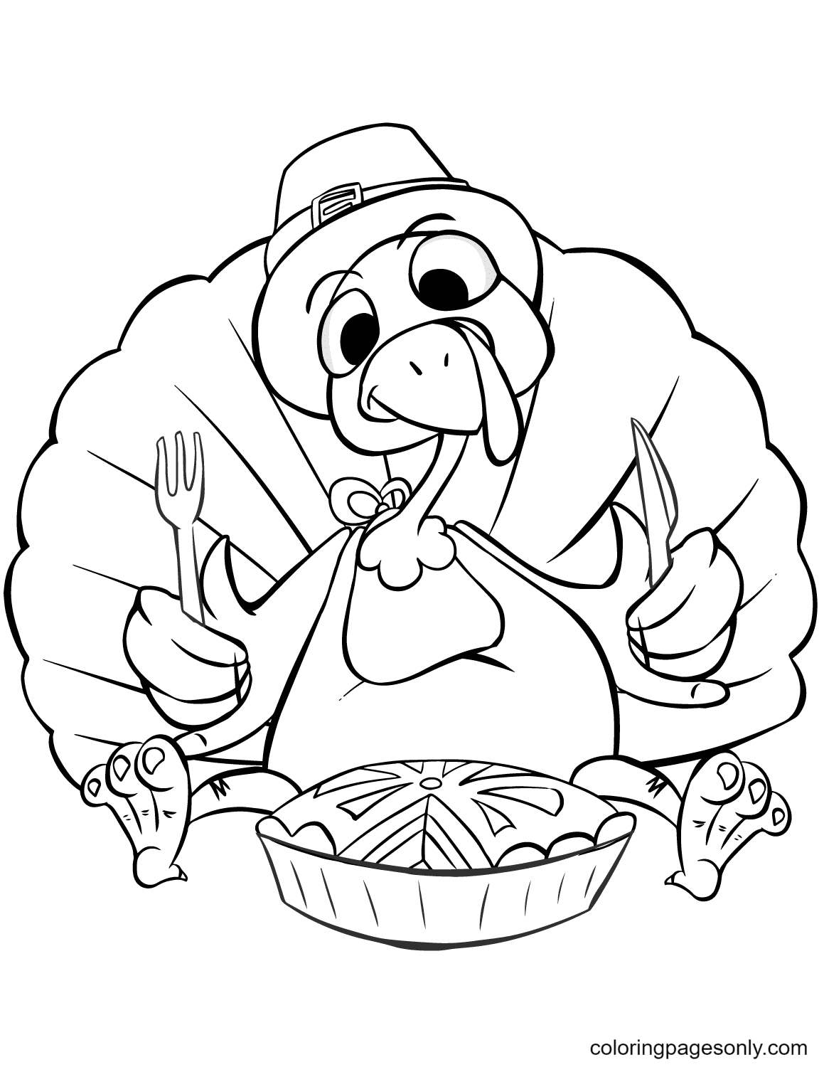 32 Joyous Thanksgiving Coloring Pages Printable 35