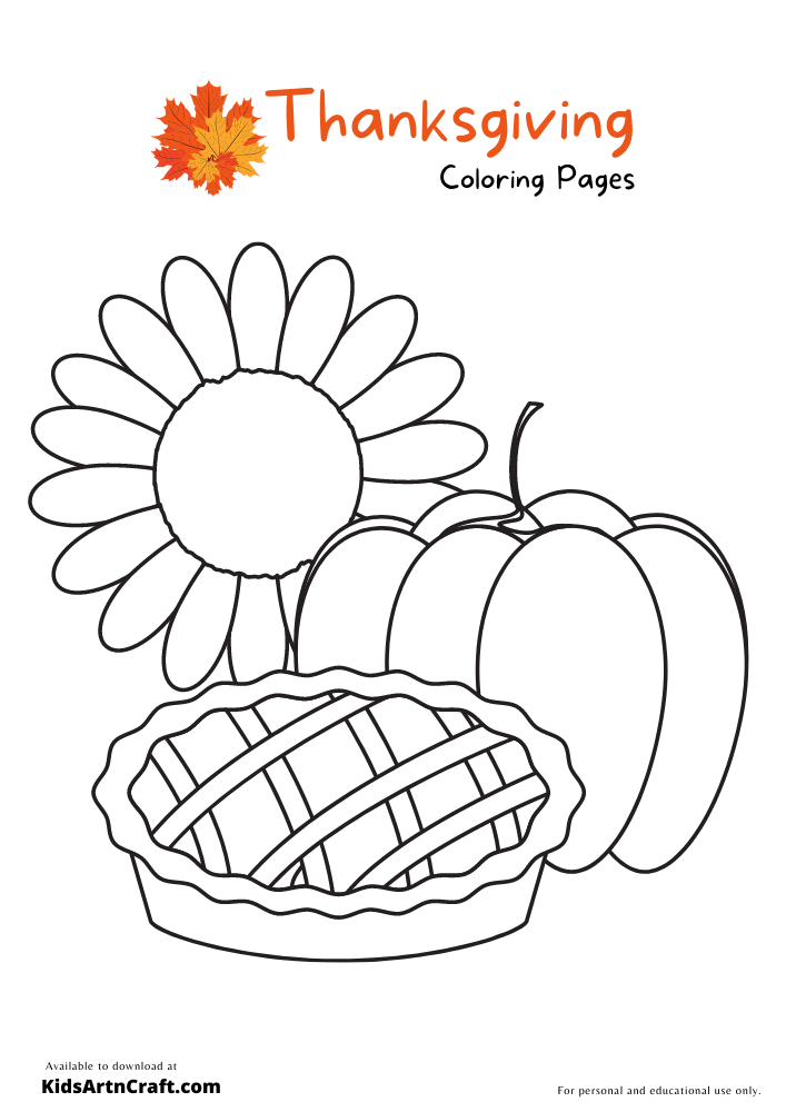 32 Joyous Thanksgiving Coloring Pages Printable 6