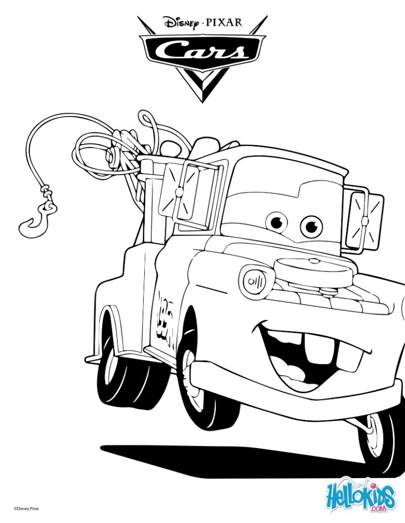 33 Colorful Disney Cars Coloring Pages Printable 11