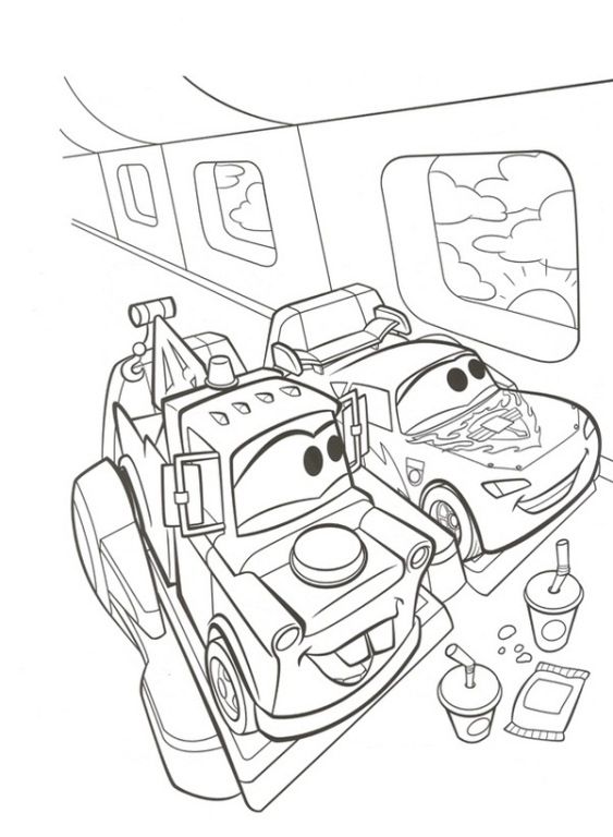 33 Colorful Disney Cars Coloring Pages Printable 24