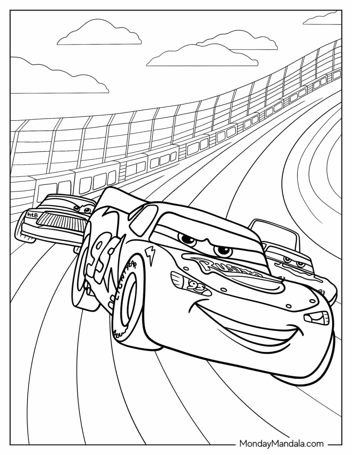 33 Colorful Disney Cars Coloring Pages Printable 28