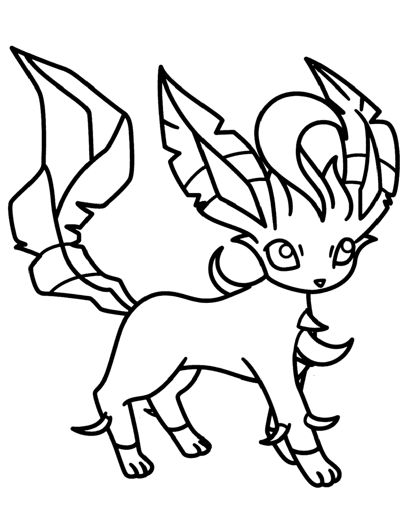 33 Cuddly Eevee Pokemon Coloring Pages Printable 23