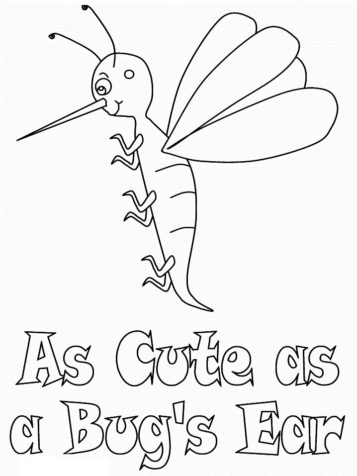 36 Creepy Bugs Coloring Pages Printable 20