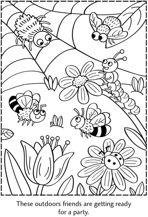 36 Creepy Bugs Coloring Pages Printable 29