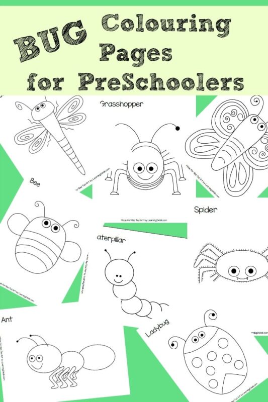 36 Creepy Bugs Coloring Pages Printable 9