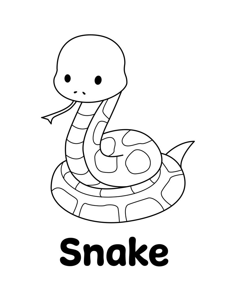 36 Interesting Snake Coloring Pages Printable 10