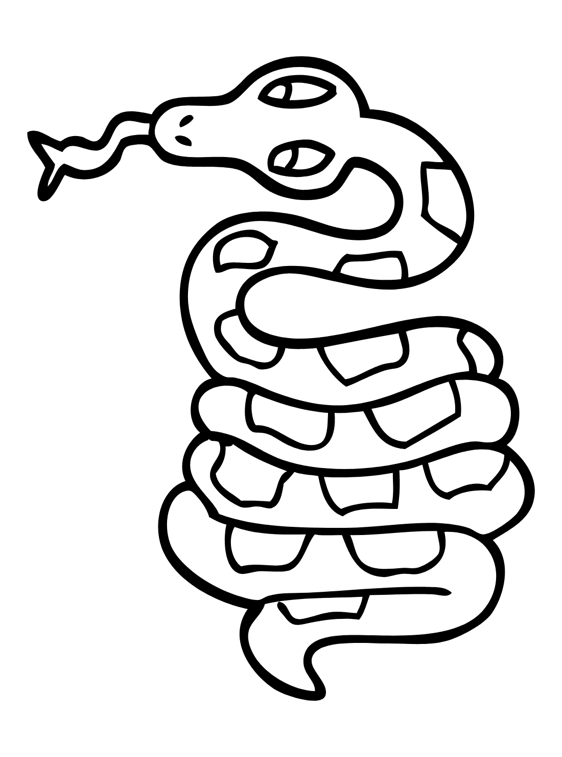 36 Interesting Snake Coloring Pages Printable 13