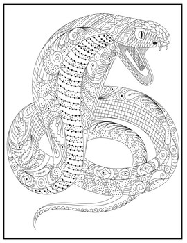 36 Interesting Snake Coloring Pages Printable 15