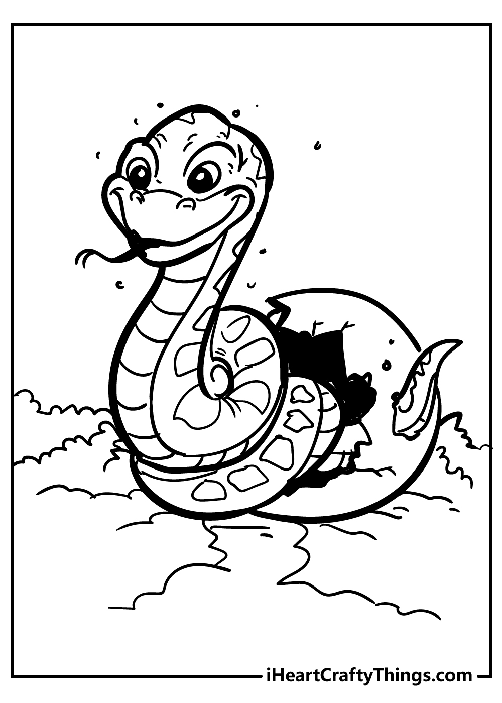 36 Interesting Snake Coloring Pages Printable 27