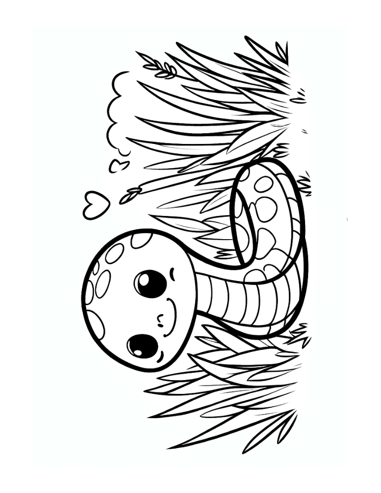 36 Interesting Snake Coloring Pages Printable 3