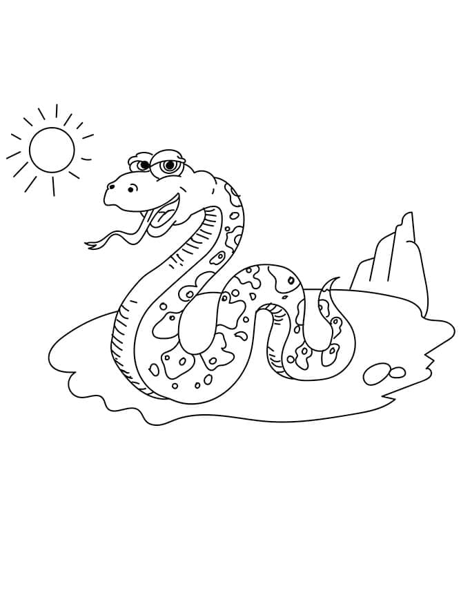 36 Interesting Snake Coloring Pages Printable 30