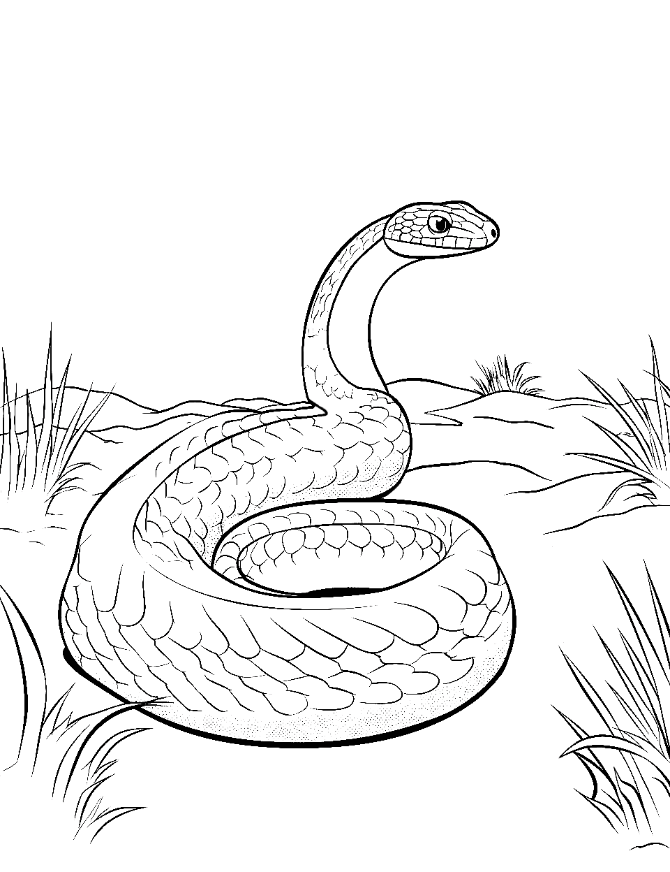 36 Interesting Snake Coloring Pages Printable 6