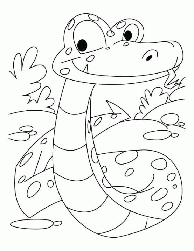 36 Interesting Snake Coloring Pages Printable 7