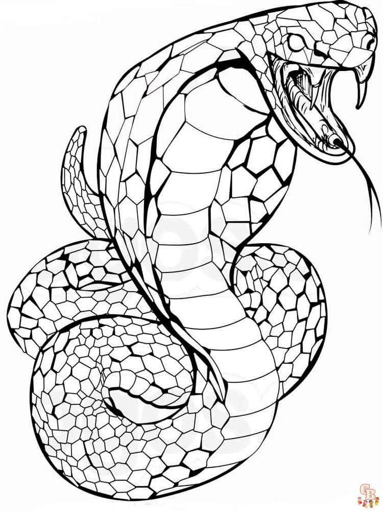 36 Interesting Snake Coloring Pages Printable 9