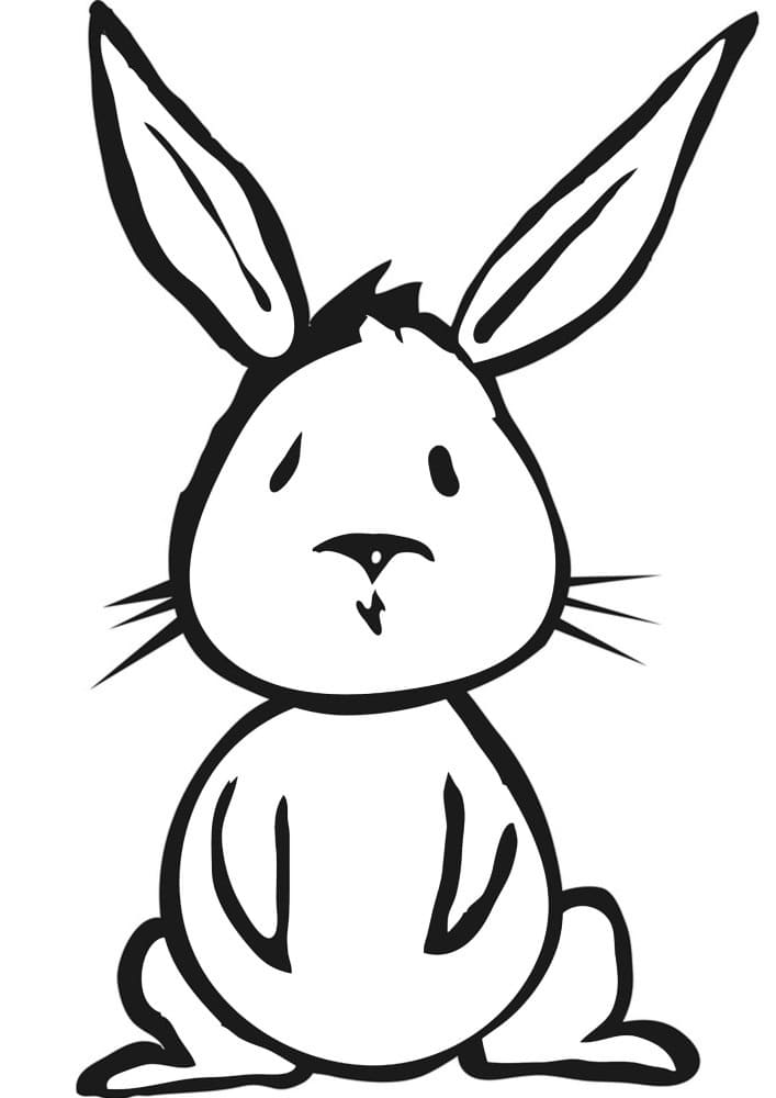 37 Adorable Rabbit Coloring Pages Printable 10