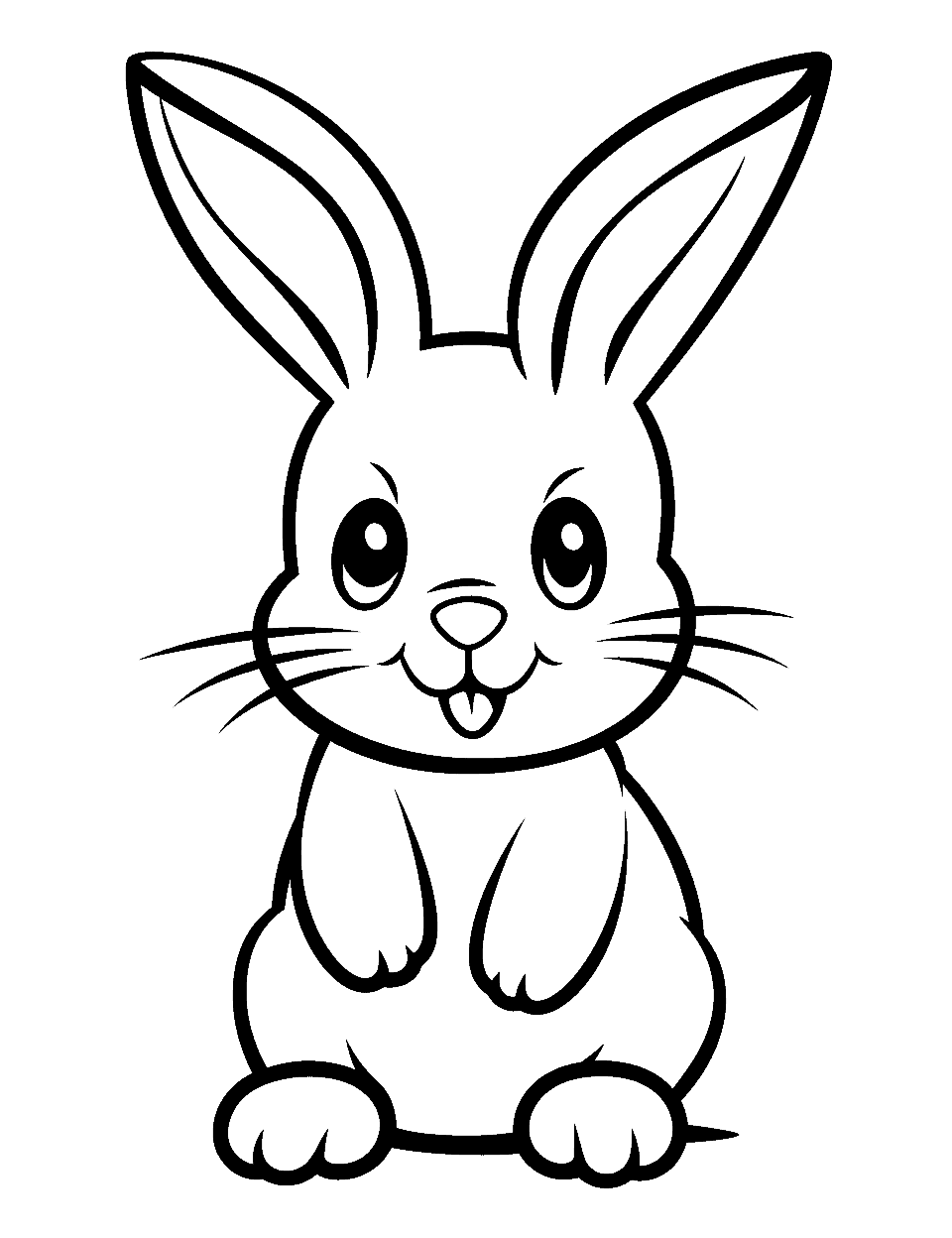 37 Adorable Rabbit Coloring Pages Printable 15