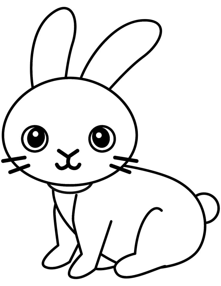 37 Adorable Rabbit Coloring Pages Printable 3