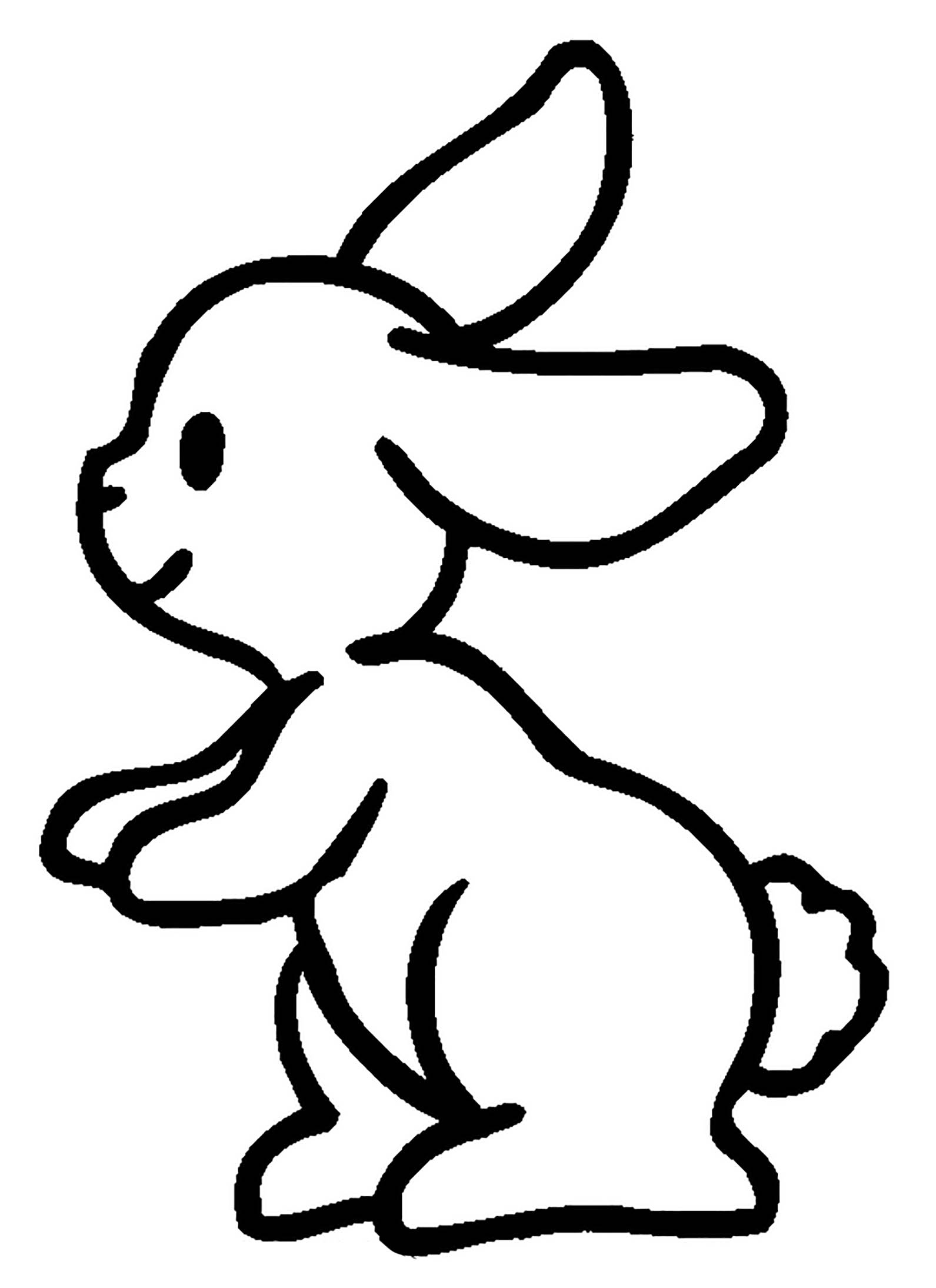 37 Adorable Rabbit Coloring Pages Printable 30