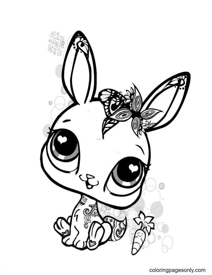 37 Adorable Rabbit Coloring Pages Printable 32