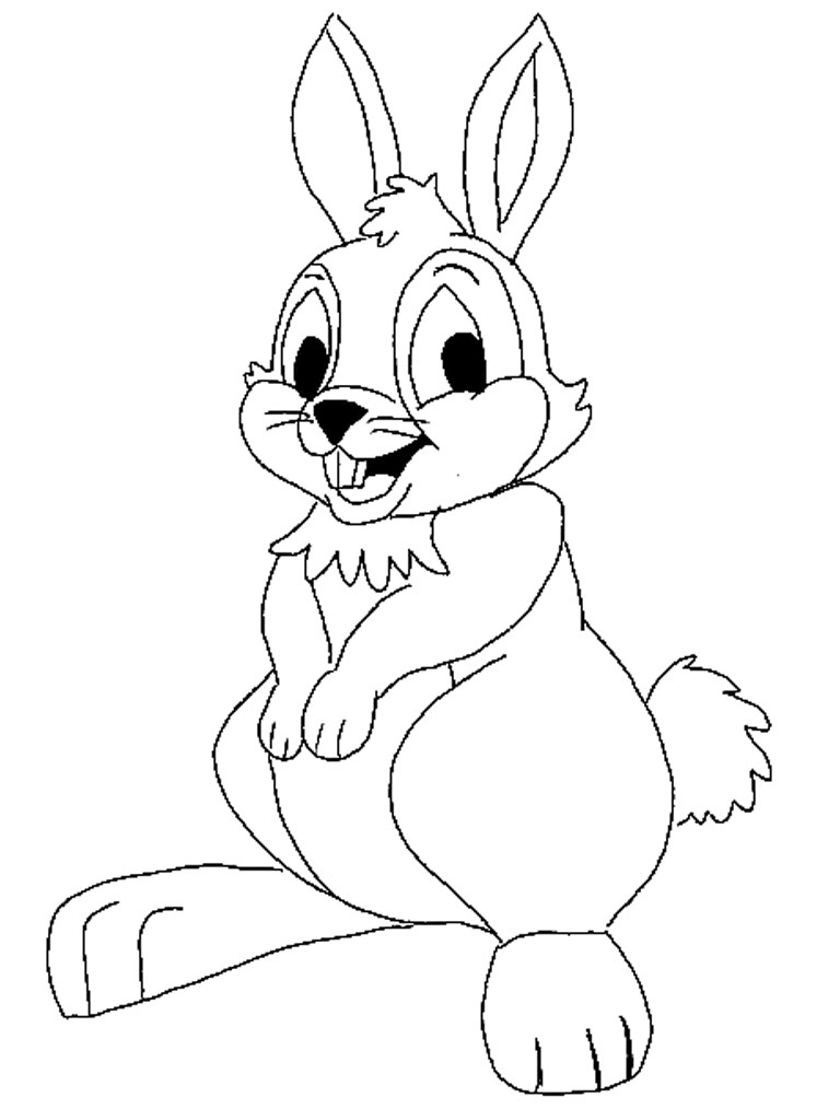 37 Adorable Rabbit Coloring Pages Printable 33