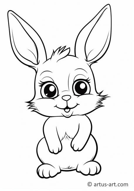 37 Adorable Rabbit Coloring Pages Printable 5