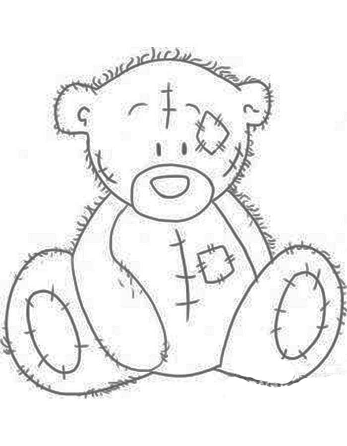 37 Cuddly Teddy Bear Coloring Pages Printable 20