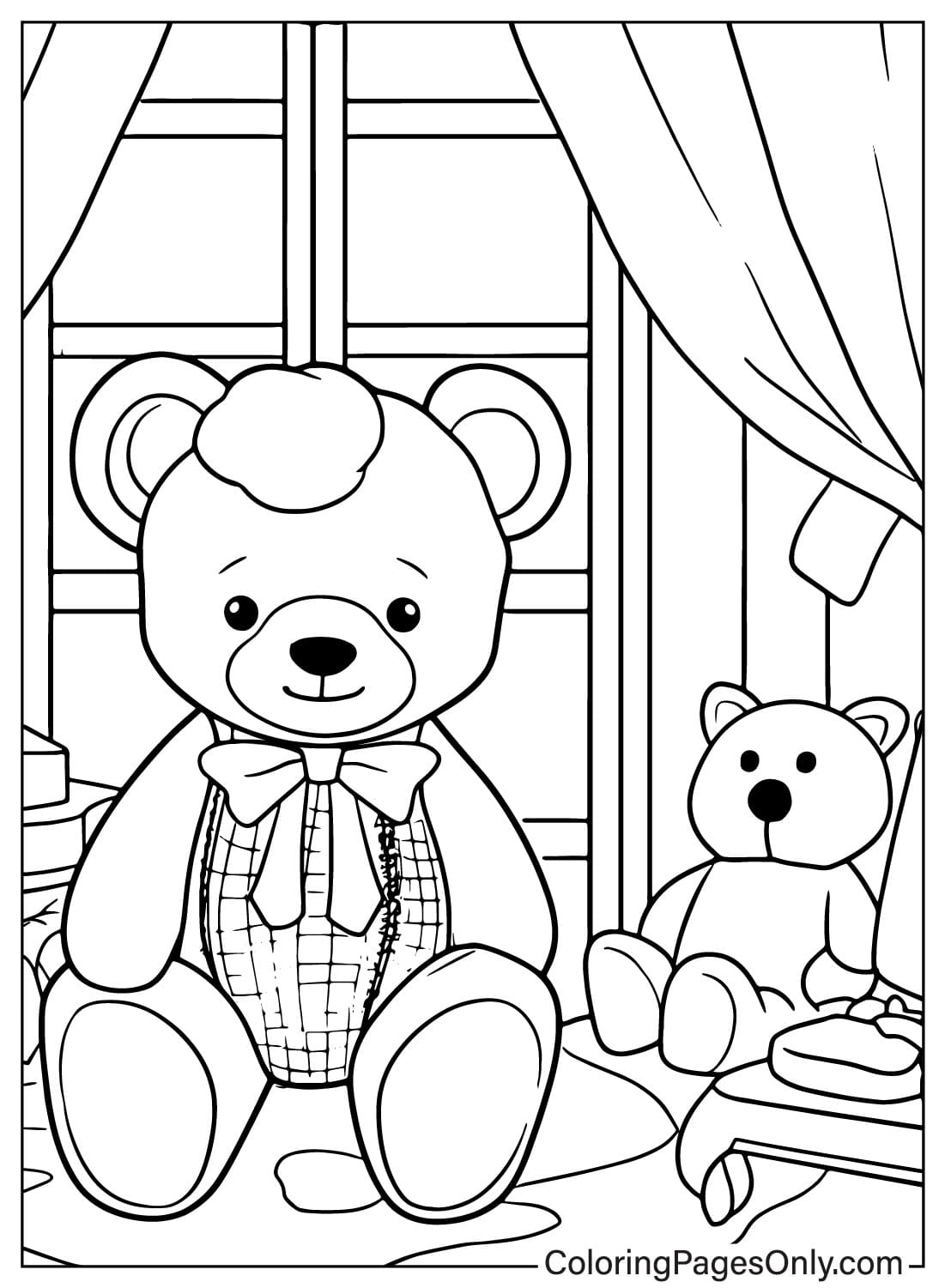 37 Cuddly Teddy Bear Coloring Pages Printable 22