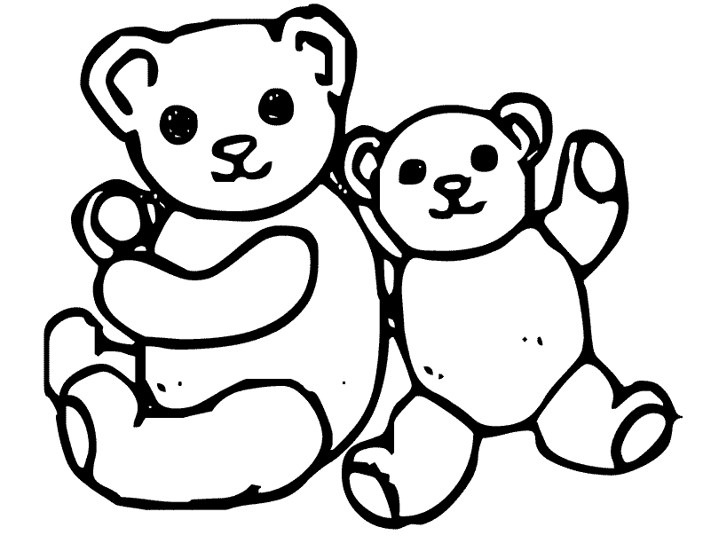 37 Cuddly Teddy Bear Coloring Pages Printable 24