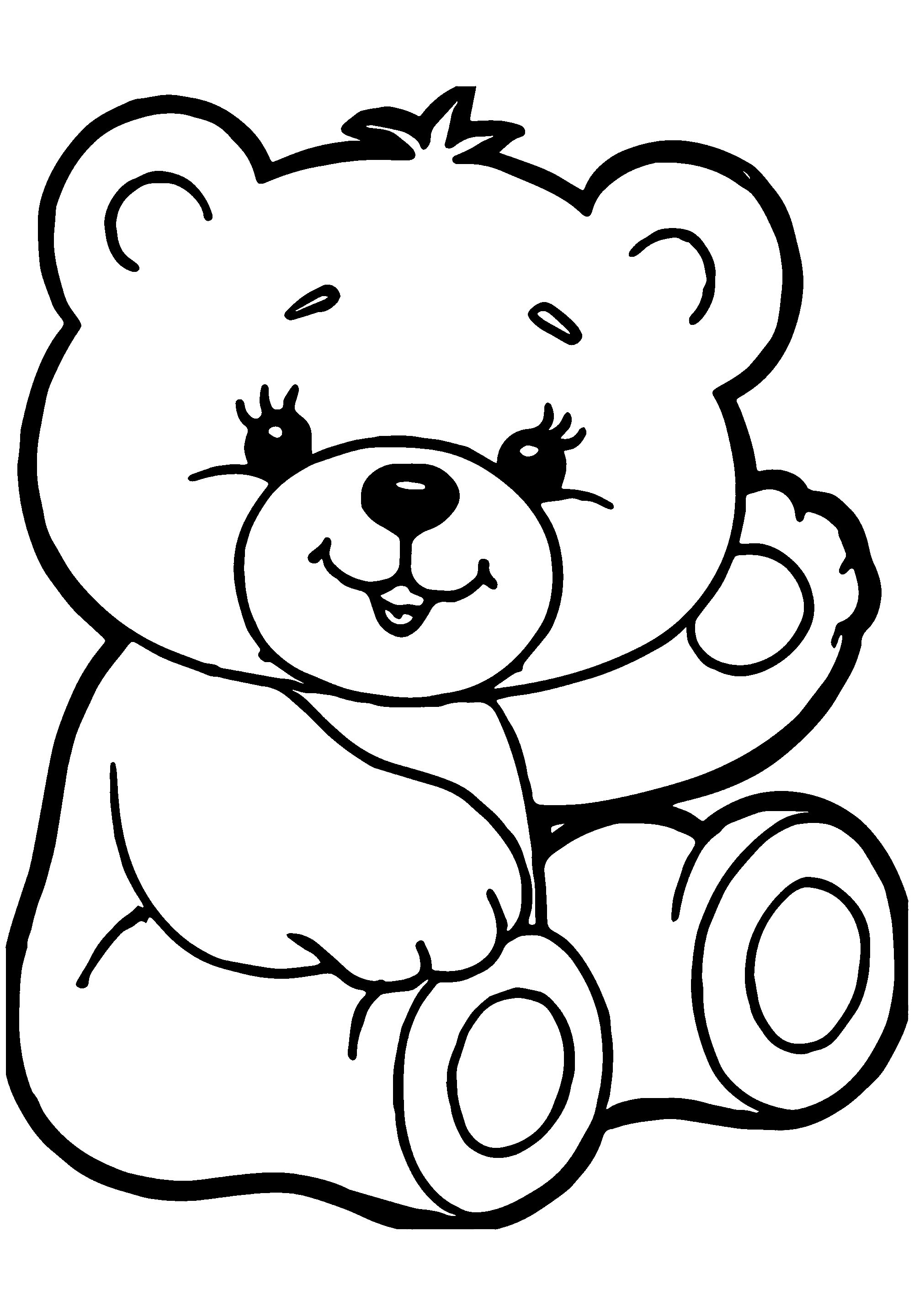 37 Cuddly Teddy Bear Coloring Pages Printable 25