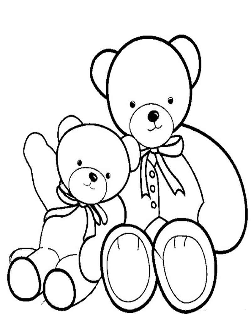 37 Cuddly Teddy Bear Coloring Pages Printable 31